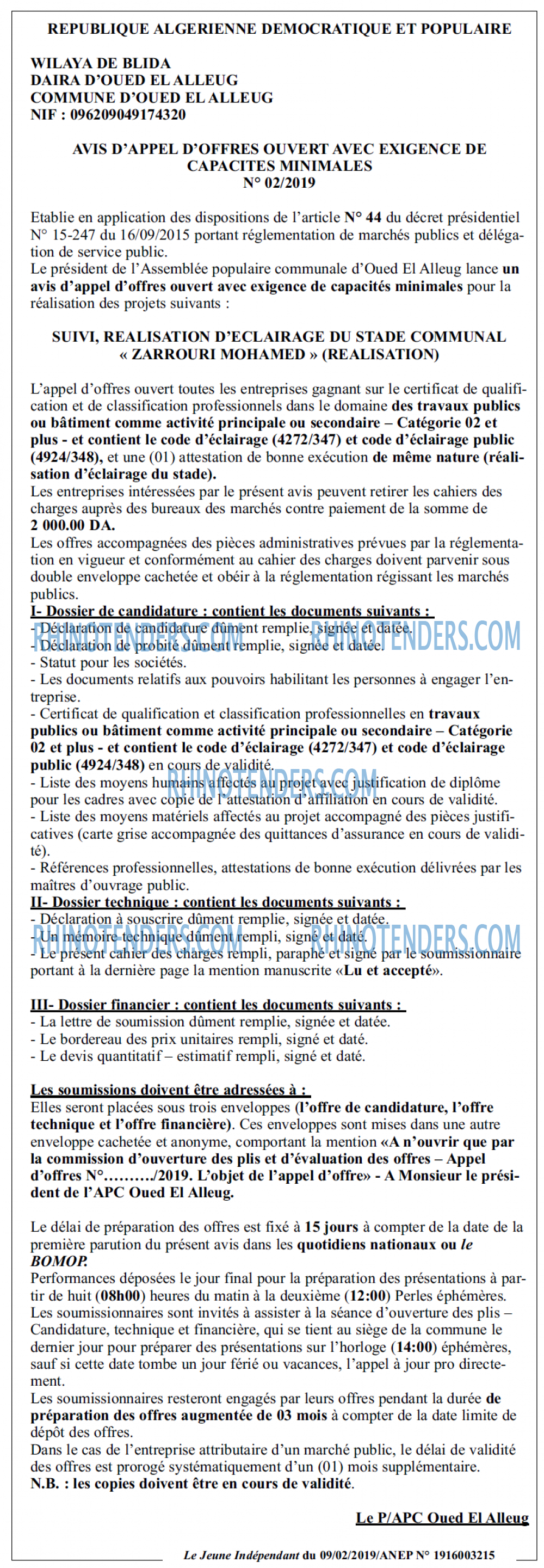 Jeune Independant