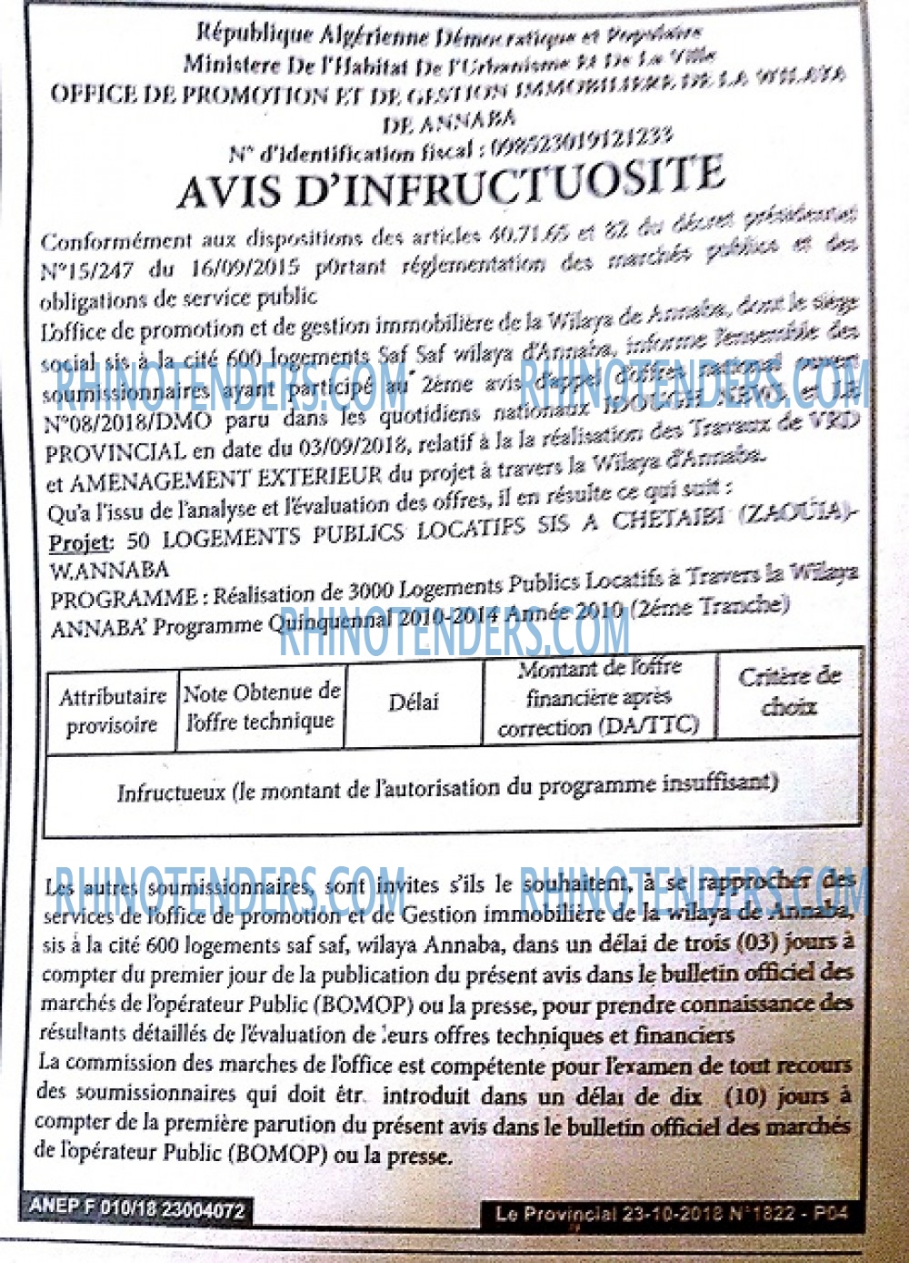 LE PROVINCIAL