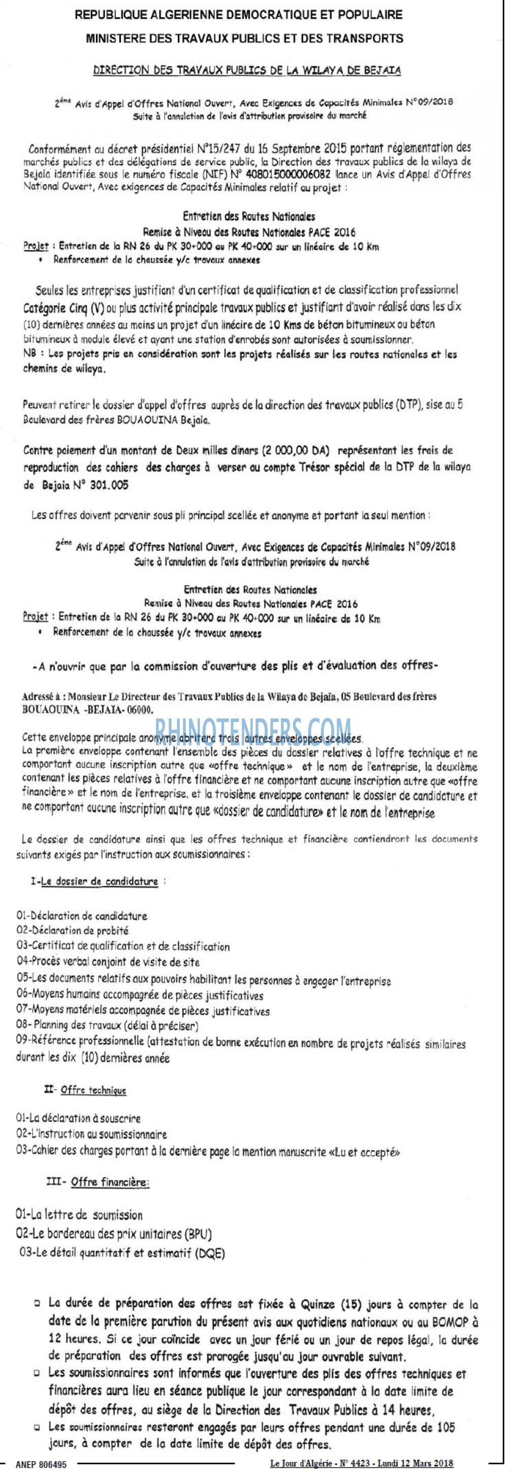 Le Jour d'Algérie