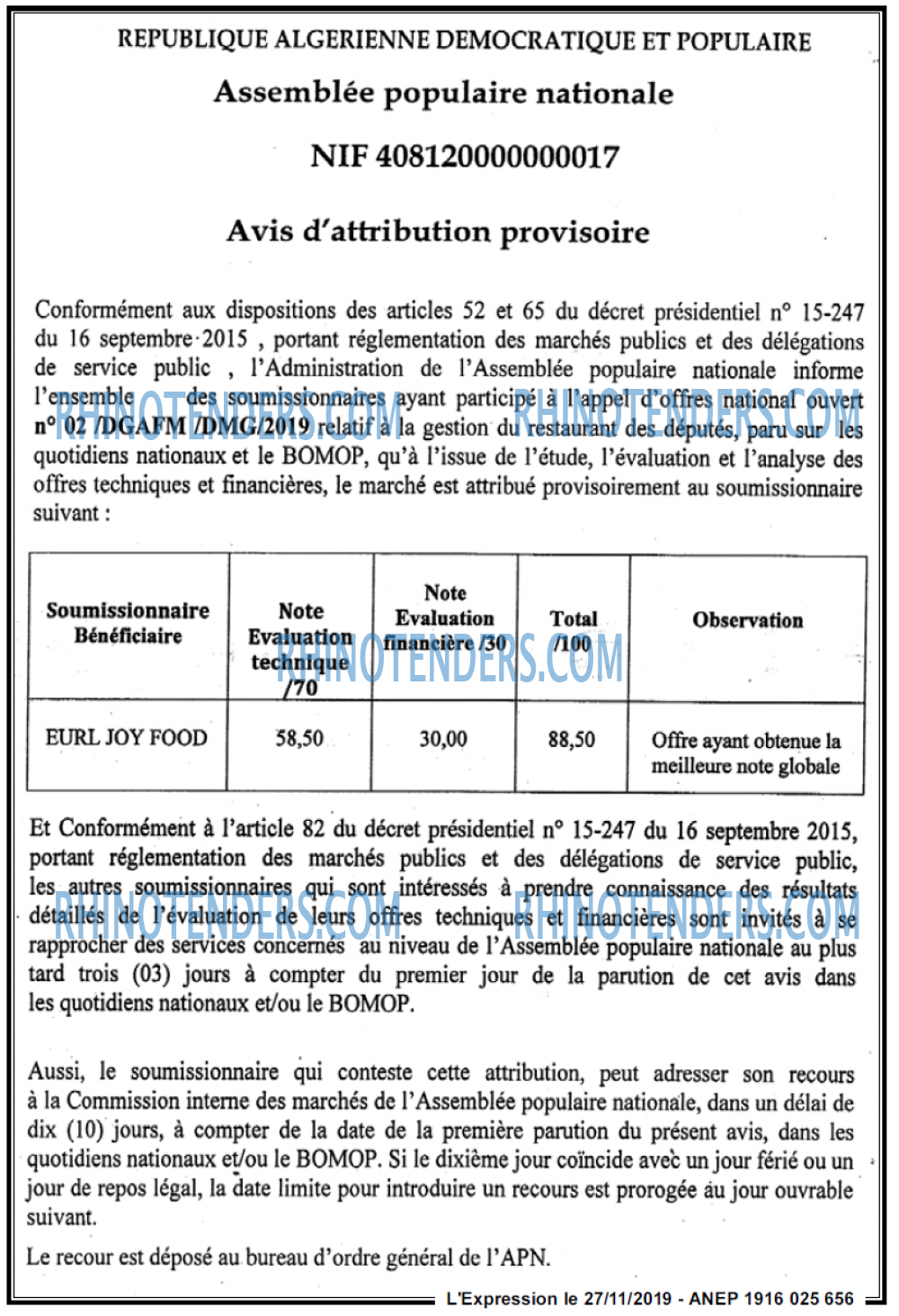 L'EXPRESSION