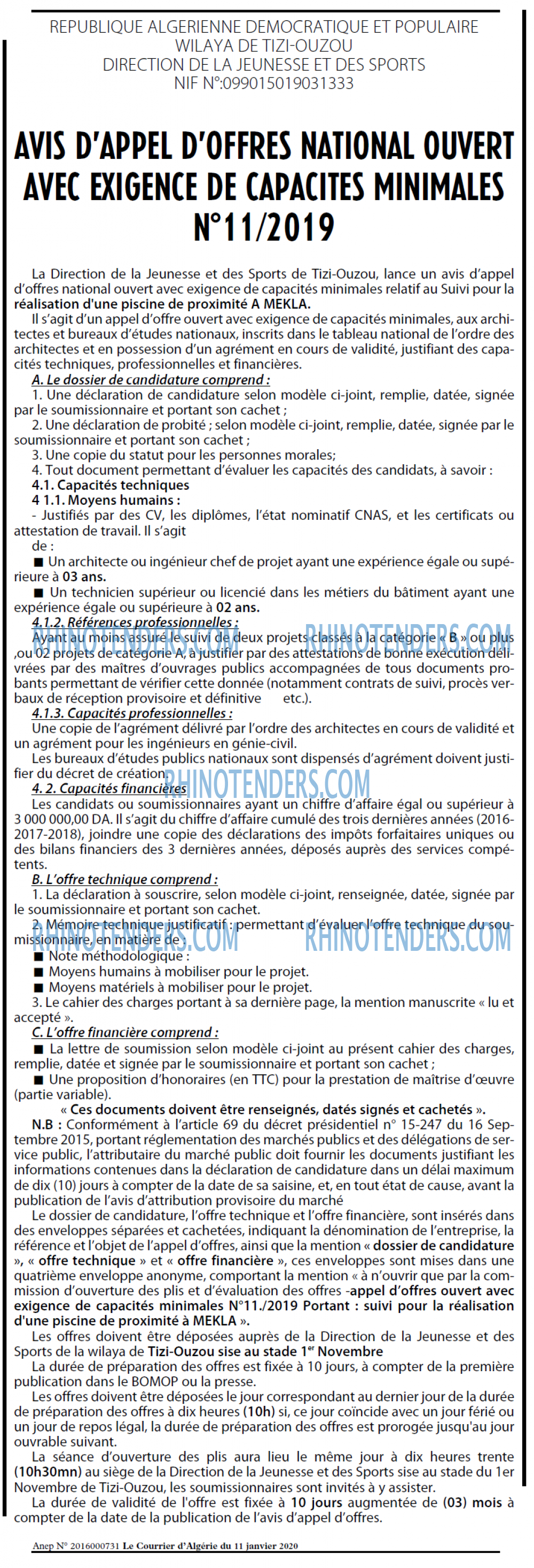 Le Courrier d'Algerie