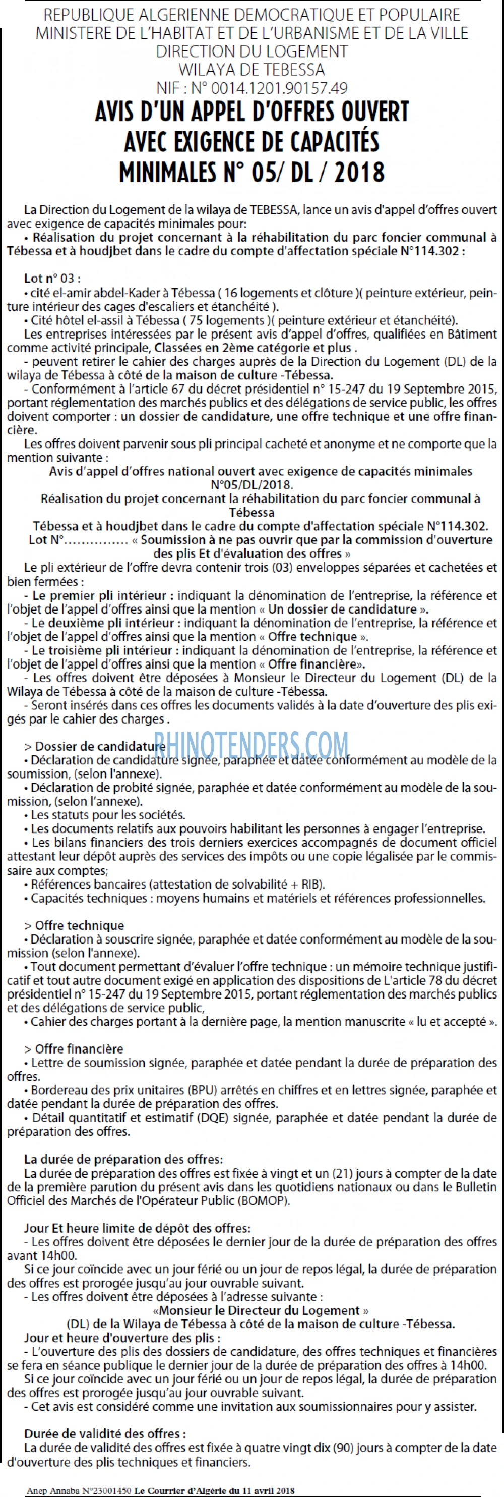 Le Courrier d'Algerie